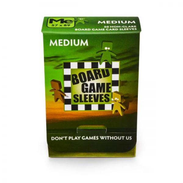 Board Game Sleeves Non Glare - Medium (fits cards of 57x89mm)
