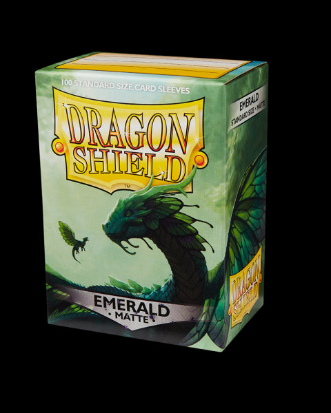 Dragon Shield Matte - Emerald (100 ct.) In Box
