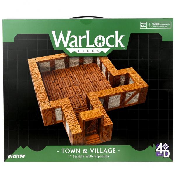 WarLock Tiles: Expansion Pack 1: Town & Village Straight Walls