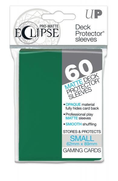 Pro Matte Small Deck Protectors (60ct) - Forest Green