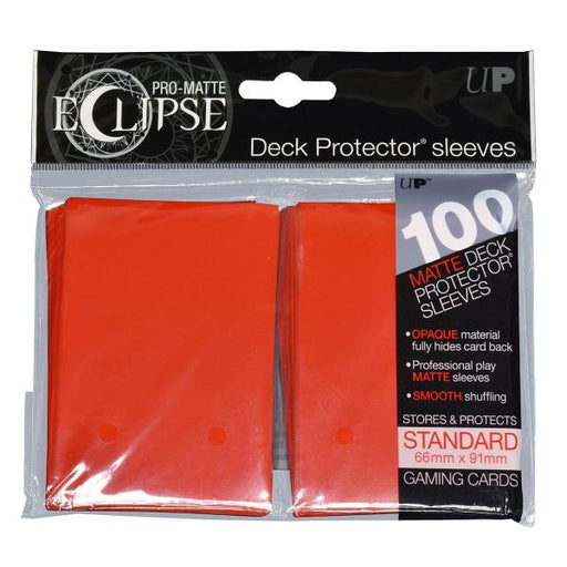 Pro Matte Standard Deck Protectors (100ct) - Apple Red