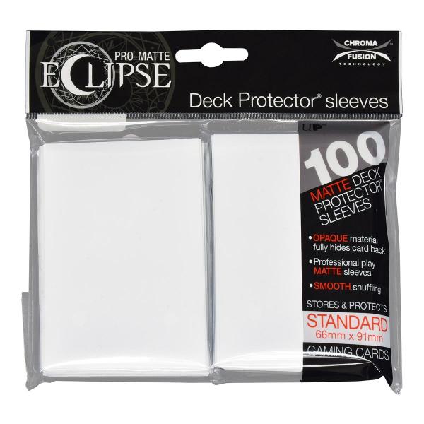Pro Matte Standard Deck Protectors (100ct) - Arctic White