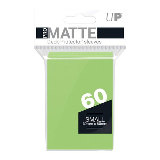 Pro Matte Small Deck Protectors (60 ct) - Lime Green