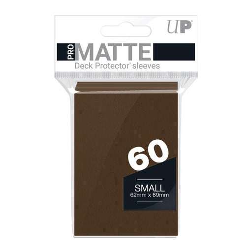 Pro Matte Small Deck Protectors (60 ct) - Light Brown