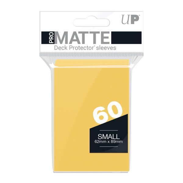 Pro Matte Small Deck Protectors (60 ct) - Yellow