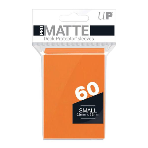 Pro Matte Small Deck Protectors (60 ct) - Orange