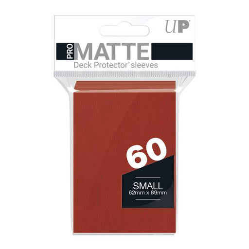 Pro Matte Small Deck Protectors (60 ct) - Red