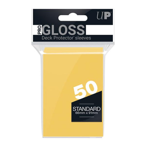 Standard Deck Protectors (50ct) - Yellow