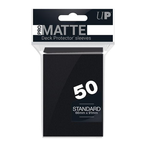 Pro Matte Standard Deck Protectors (50ct) - Black