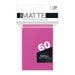 Pro Matte Small Deck Protectors (60ct) - Bright Pink