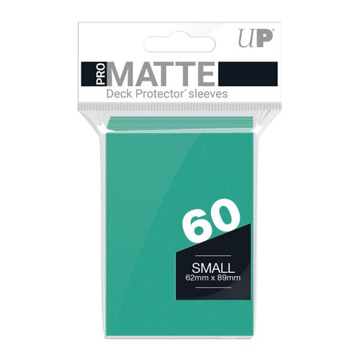 Pro Matte Small Deck Protectors (60ct) - Aqua