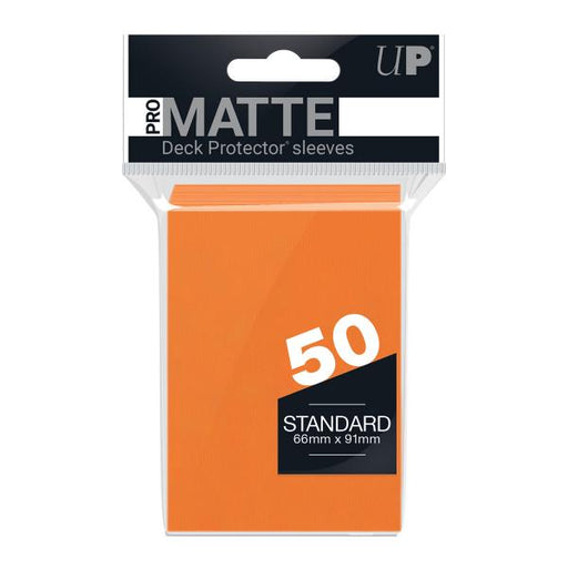 Pro Matte Deck Protectors (50ct) - Orange