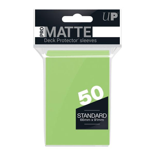 Pro Matte Deck Protectors (50ct) - Lime Green