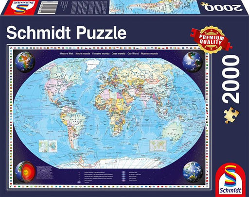 Our World Map 2000pc Jigsaw