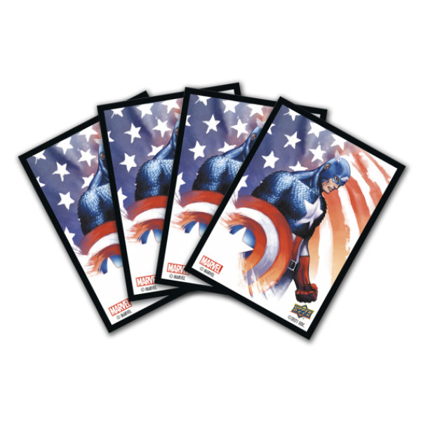 Marvel Card Sleeves: Captain America | Accessories | Rules of Play Marvel Card Sleeves: Captain America | Accessories | Rules of Play