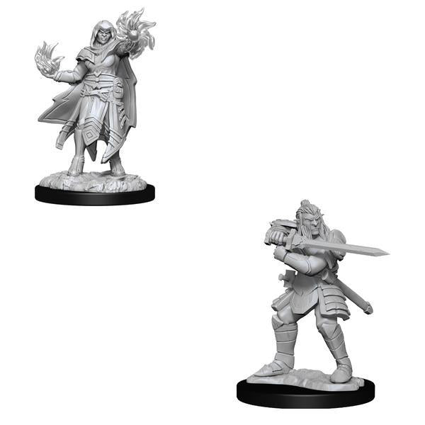 Hobgoblin Fighter Male & Hobgoblin Wizard Female: D&D Nolzur's Marvelous Miniatures (W15)