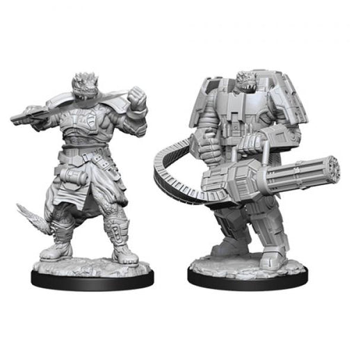 Vesk Soldier: Starfinder Battles Deep Cuts Unpainted Miniatures (W15)