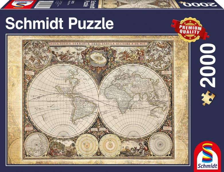 Historical Map of the World Jigsaw (2000pc)