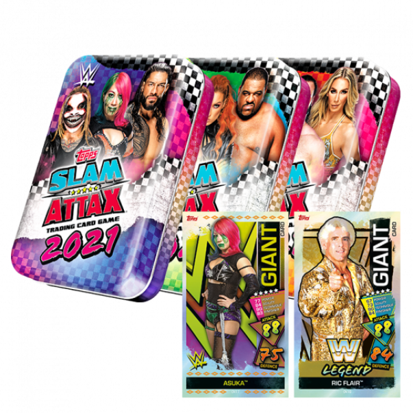 WWE Slam Attax 2021 Mini Collectors Tin