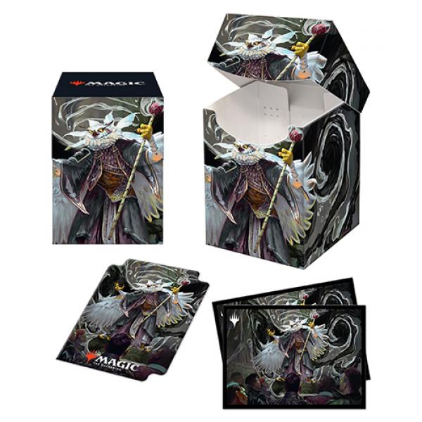 MTG: Commander 2021 PRO 100+ Deck Box & 100ct Sleeves featuring Silverquill