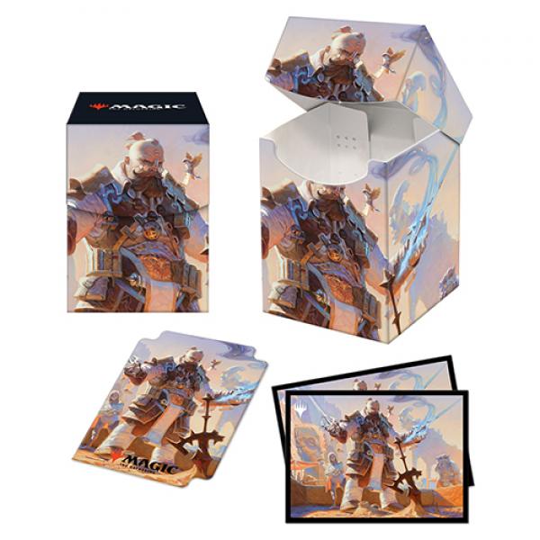 MTG: Commander 2021 PRO 100+ Deck Box & 100ct Sleeves featuring Lorehold