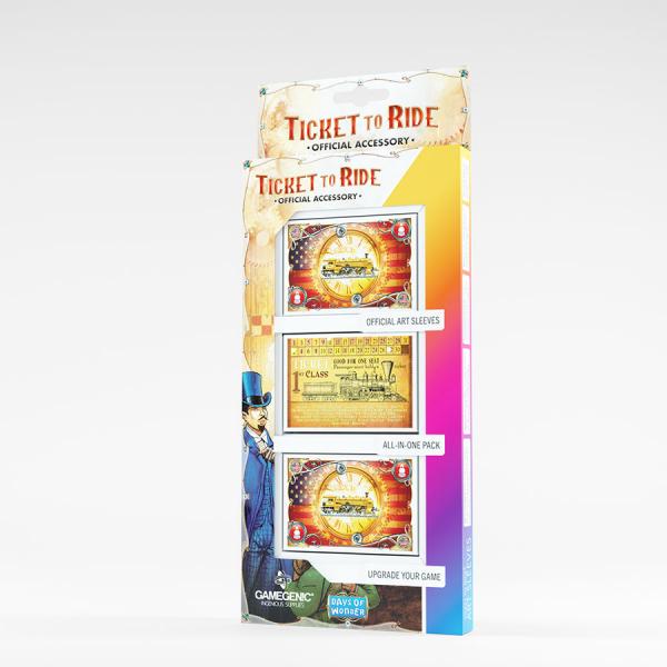 Ticket To Ride Art Sleeves - Classic