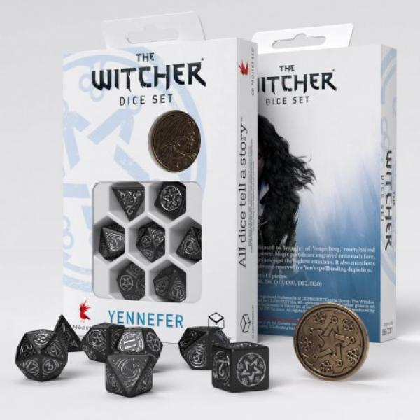 The Witcher Dice Set Yennefer The Obsidian Star