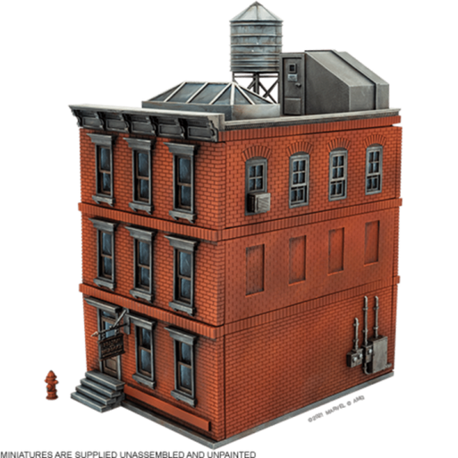 NYC Apartment Building Terrain Expansion: Marvel Crisis Protocol Miniatures Game