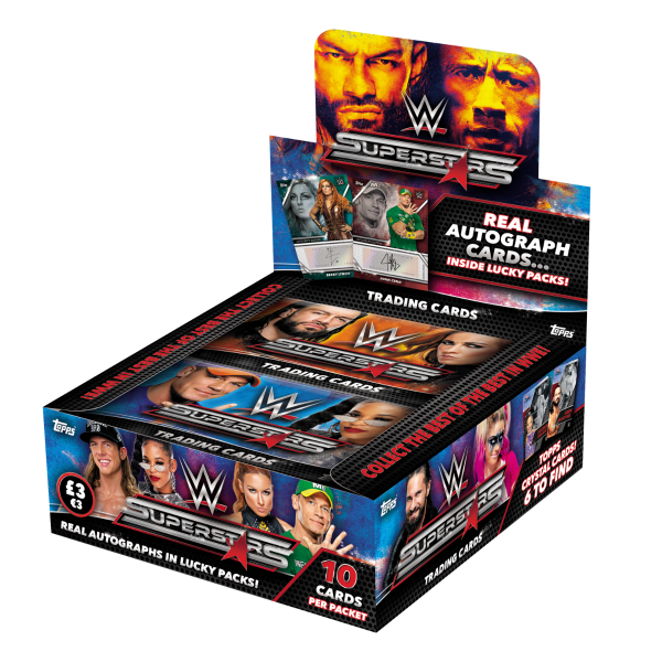 WWE Superstars 2021 Card Packets Box