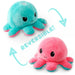 Reversible Octopus Plushie - Pink/Light Blue