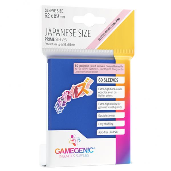 Gamegenic Prime Japanese Sized Sleeves Blue (60 ct.)