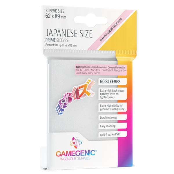 Gamegenic Prime Japanese Sized Sleeves White (60 ct.)