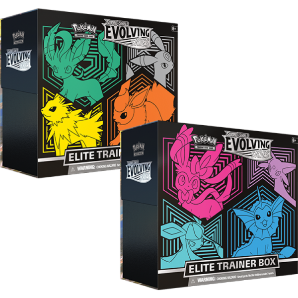 Pokemon TCG: Sword & Shield 7 Evolving Skies Elite Trainer Box