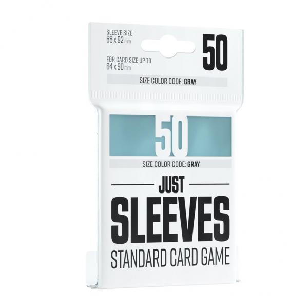 Gamegenic Just Sleeves: Standard Card Game Clear (50 ct.)