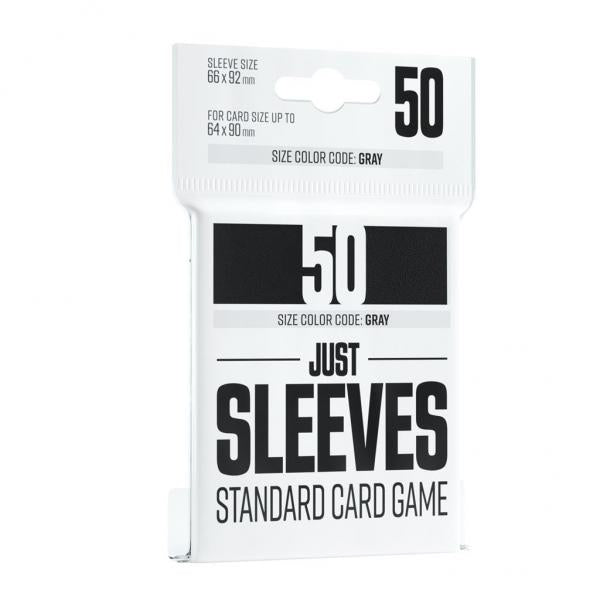 Gamegenic Just Sleeves: Standard Card Game Black (50 ct.)