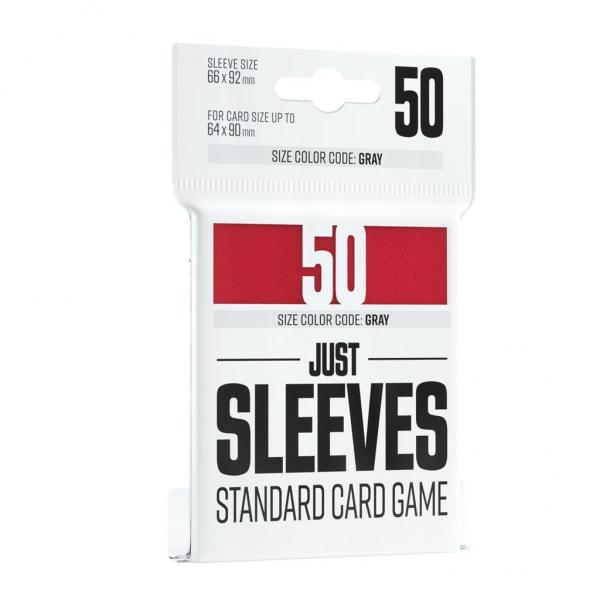 Gamegenic Just Sleeves: Standard Card Game Red (50 ct.) [ Pre-order ]