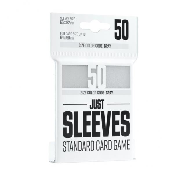 Gamegenic Just Sleeves: Standard Card Game White (50 ct.)