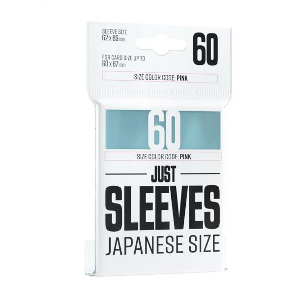Gamegenic Just Sleeves: Japanese Size Clear (60 ct.)