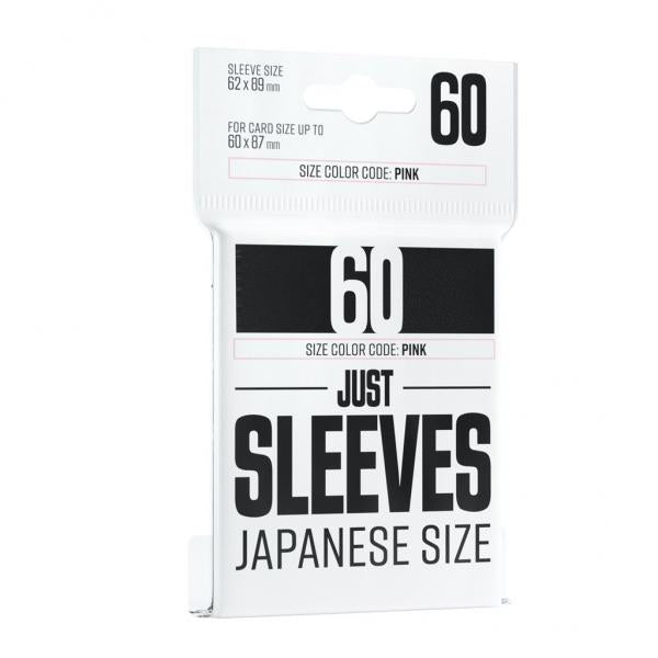 Gamegenic Just Sleeves: Japanese Size Black (60 ct.)
