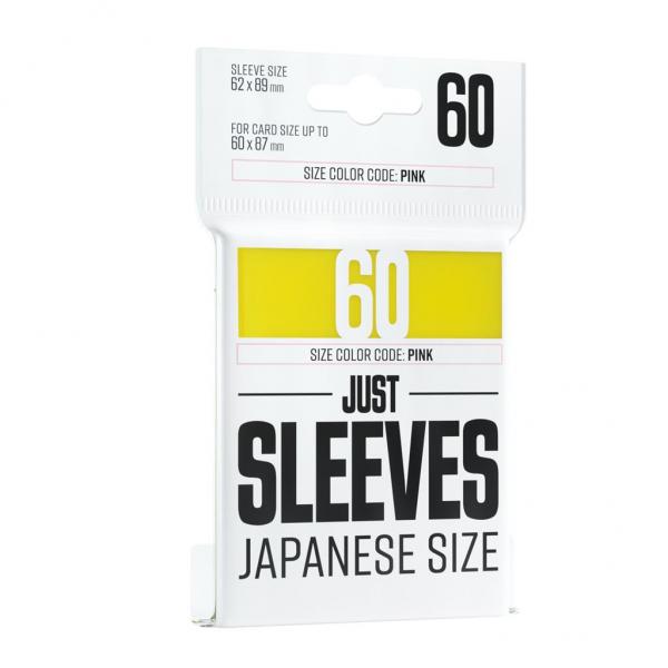Gamegenic Just Sleeves: Japanese Size Yellow (60 ct.)