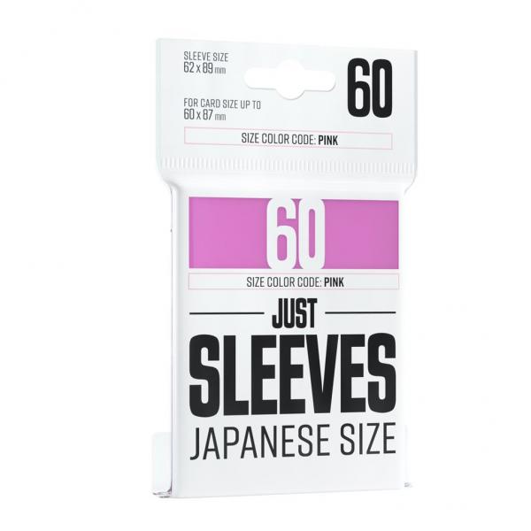 Gamegenic Just Sleeves: Japanese Size Pink (60 ct.)