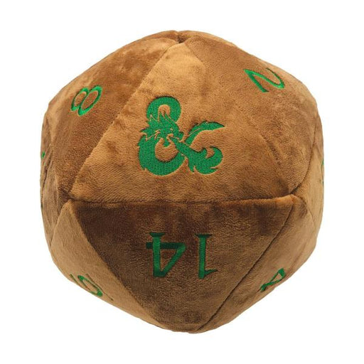 Fall 21 Copper and Green D20 Jumbo Plush for Dungeons & Dragons DDN