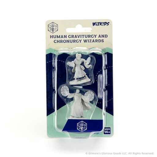 Human Graviturgy and Chronurgy Wizards Female: Critical Role Unpainted Miniatures (W1)