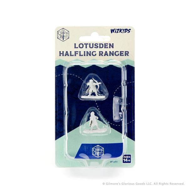 Lotusden Halfling Ranger Male: Critical Role Unpainted Miniatures (W1)