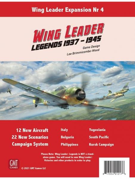 Wing Leader: Expansion 4 Legends 1937 - 1945