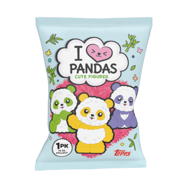 I Love Panda Cute Figures Packet