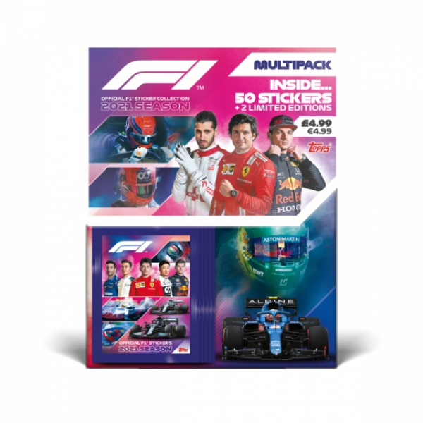 F1 Official 2021 Season Sticker Multipack
