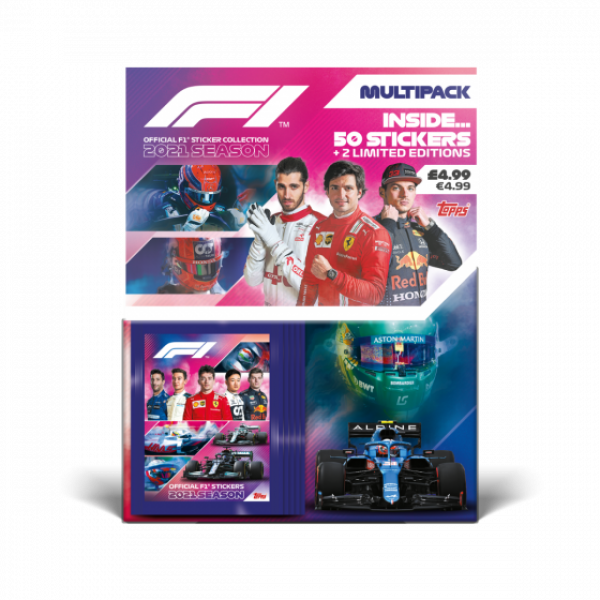 F1 Sticker Set F1 Official 2021 Season Sticker Multipack | CCG | Rules of Play