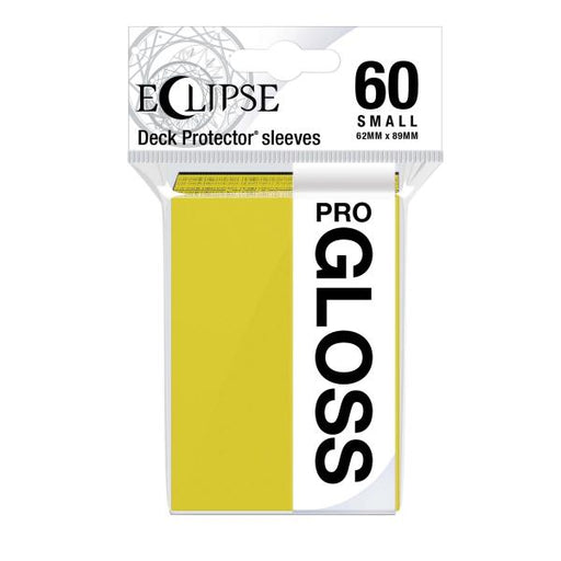 Eclipse PRO Gloss Small Sleeves: Lemon Yellow (60)