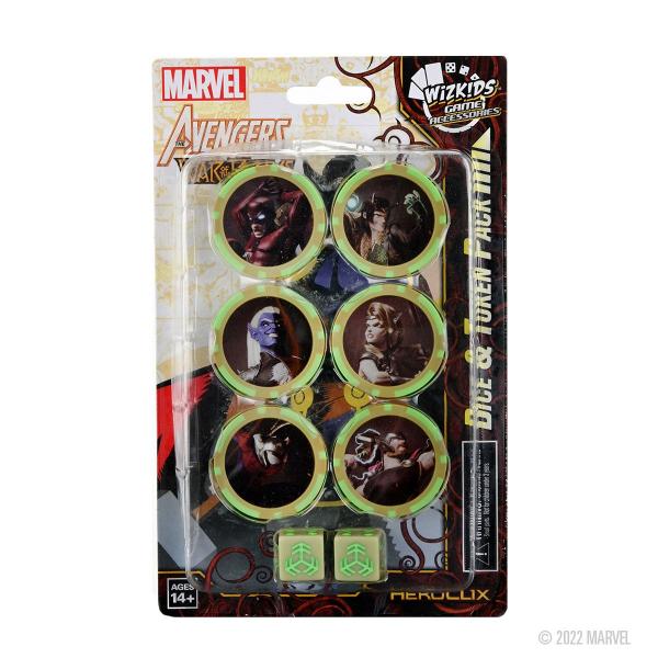 Avengers War of the Realms Dice & Token Pack: Marvel HeroClix